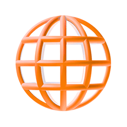 orange time and space logo